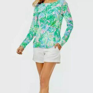 Lilly Pulitzer Aleah Boatneck Top- XS- Great Condition